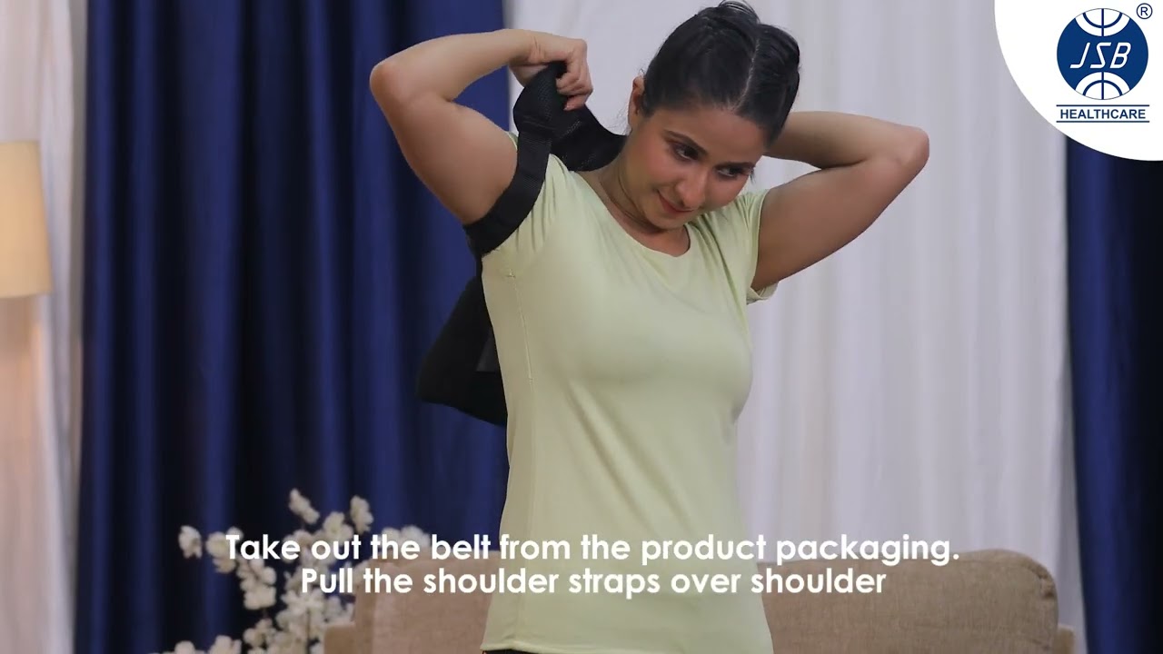 How to Use Posture Corrector Belt JSB BS63 at Home & Office