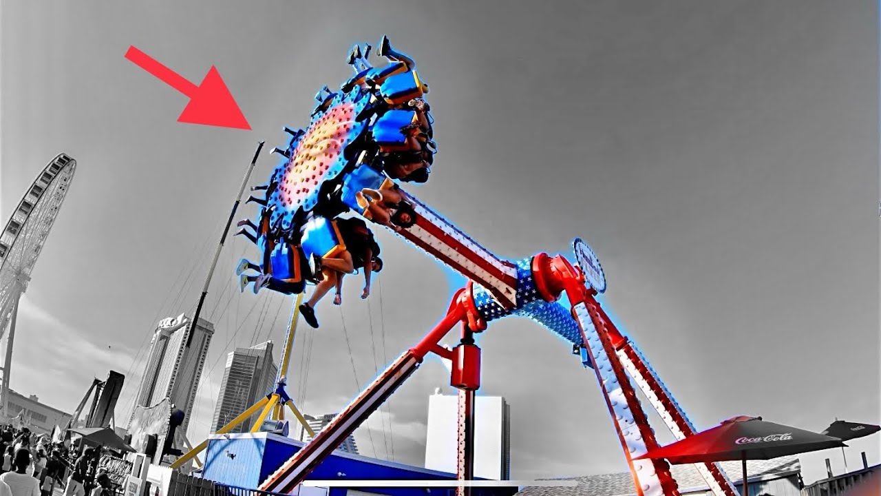 Would you get on these rides? Steel Piers At Atlantic City
