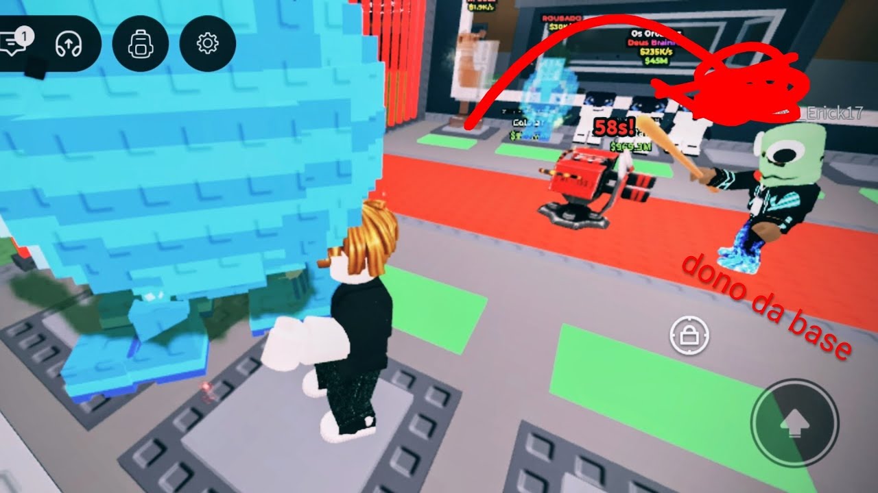 (Roube um brainrot)usei minha conta alt pra roubar brainrots de outros jogadores🤣(muito engraçado)