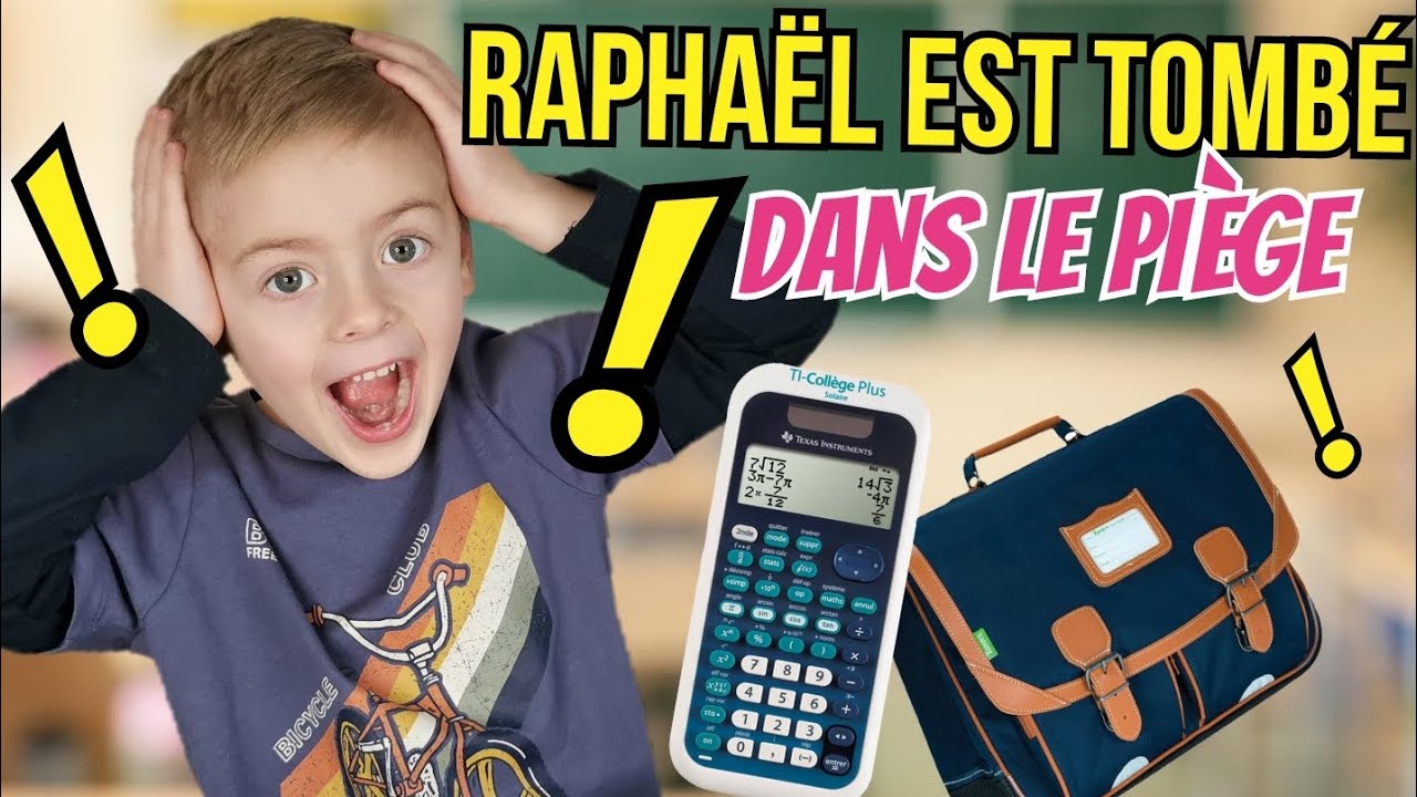 LE PIÈGE DANS LE SAC D'ÉCOLE !