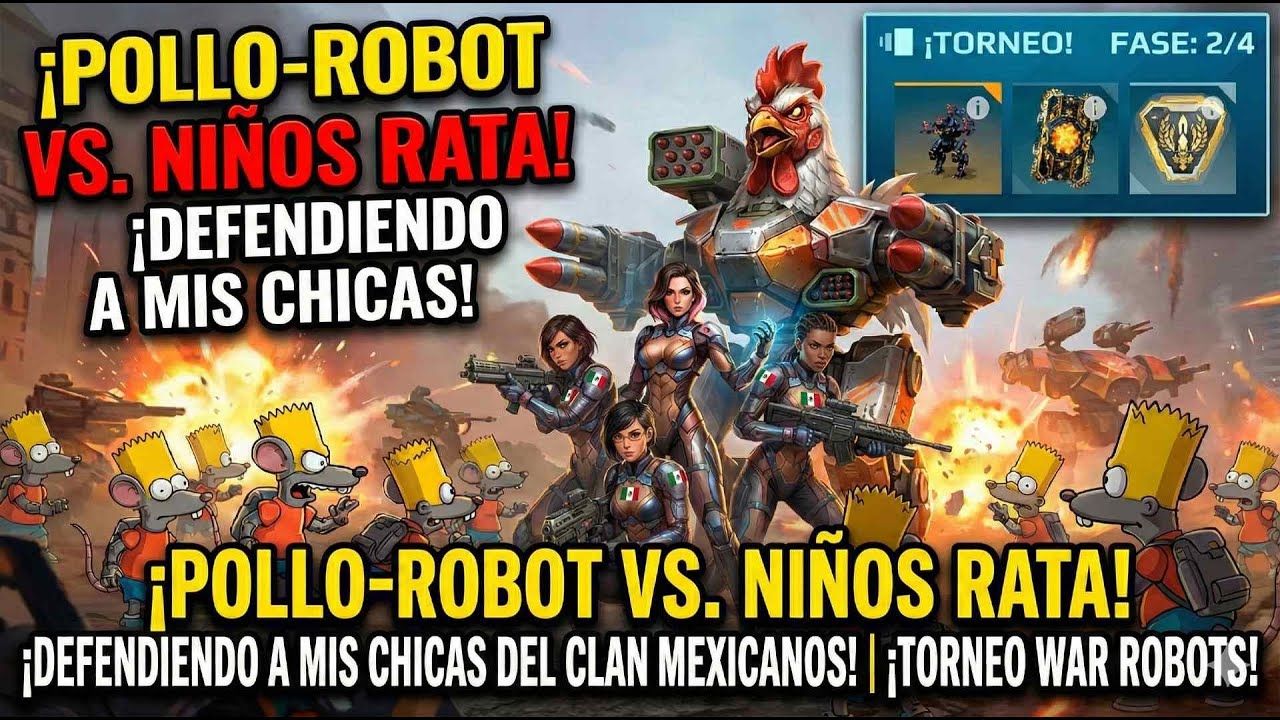 ¡SE METIERON CON EL CLAN EQUIVOCADO! 😡🔥 Cazando Ratas en el Torneo | War Robots