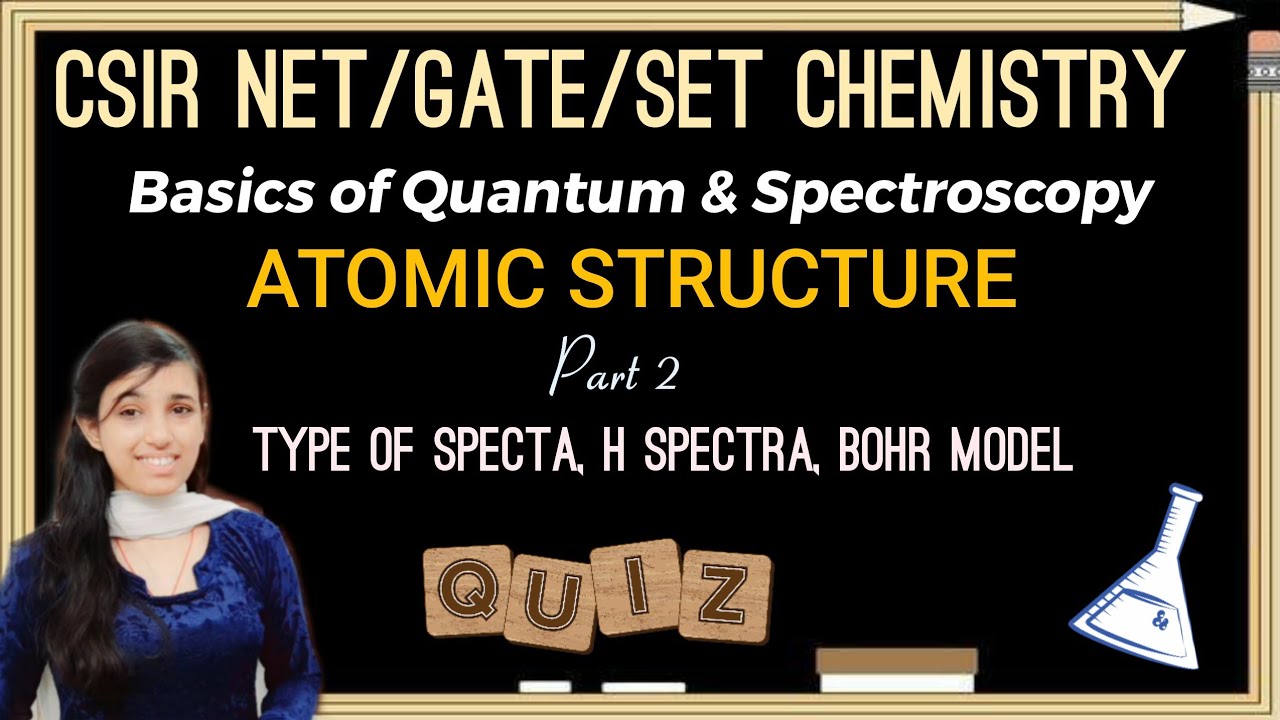 H Spectra|Type Of Spectra|Bohr Model-Atomic Structure Part 2||CSIR NET/GATE CHEMISTRY