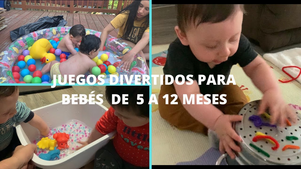 ACTIVIDADES PARA BEBÉS DE 6 -12 MESES || ESTIMULACIÓN TEMPRANA DEL BEBÉ......2020 Pao bohorquez