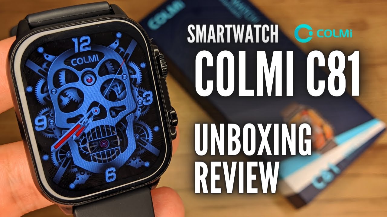 Smartwatch COLMI C81 - UNBOXING REVIEW! - O colmi com a melhor TELA AMOLED! Vale a pena?