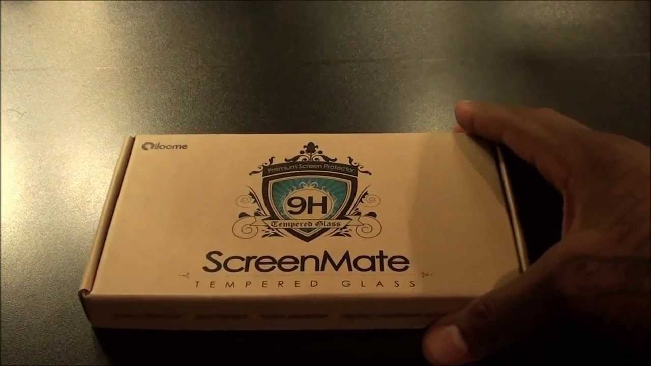 Samsung Galaxy Note 3 ScreenMate Real Tempered Glass Premium Screen Protector