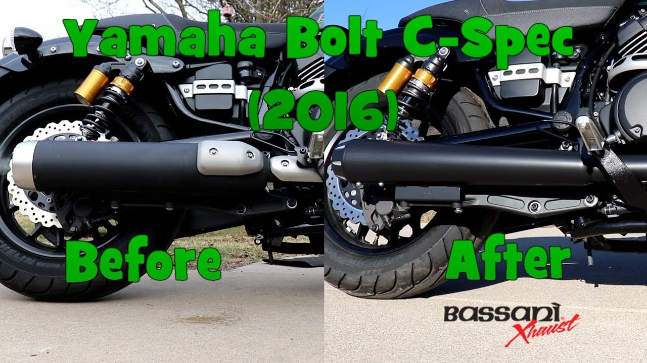 2016 Yamaha Bolt C-Spec Bassani Megaphone Exhaust (I Ran Into a Problem)