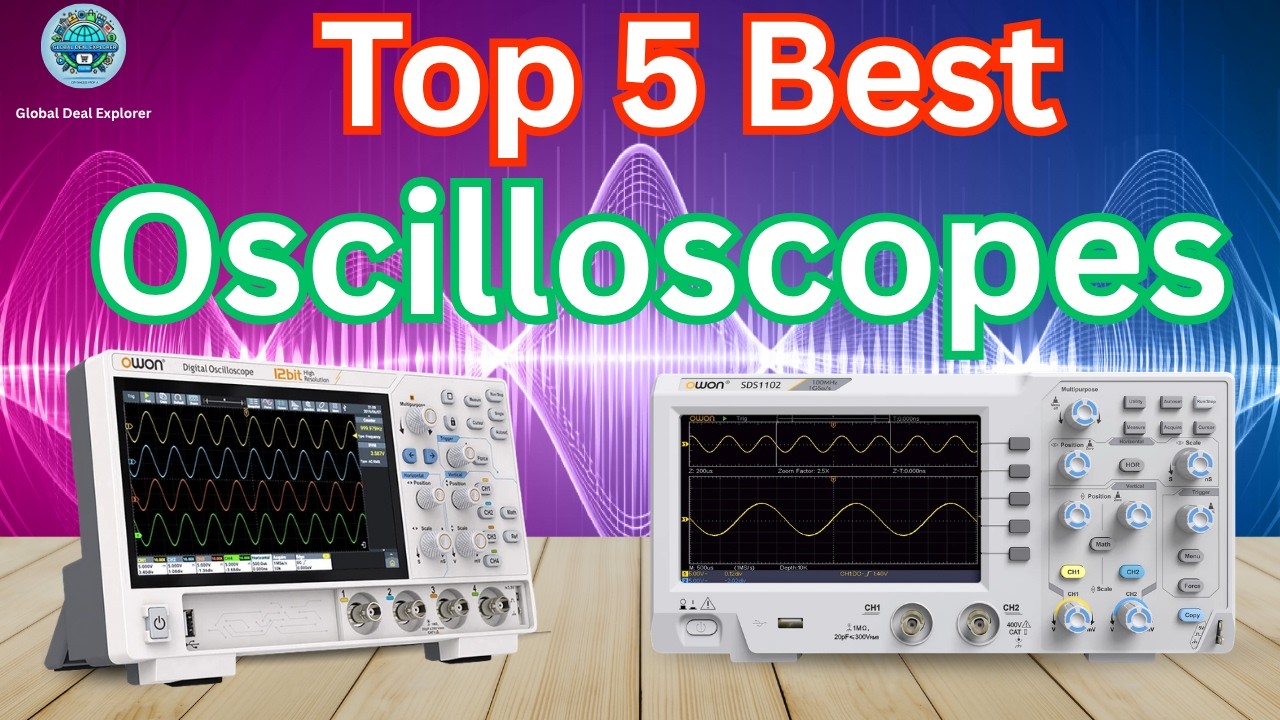 Топ-5 лучших осциллографов 2026 года ⚡ Лучшие бюджетные и профессиональные модели