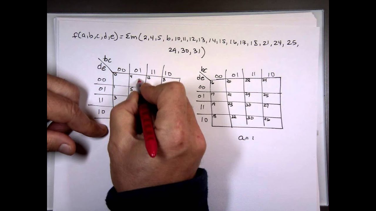 5-Variables K-Map