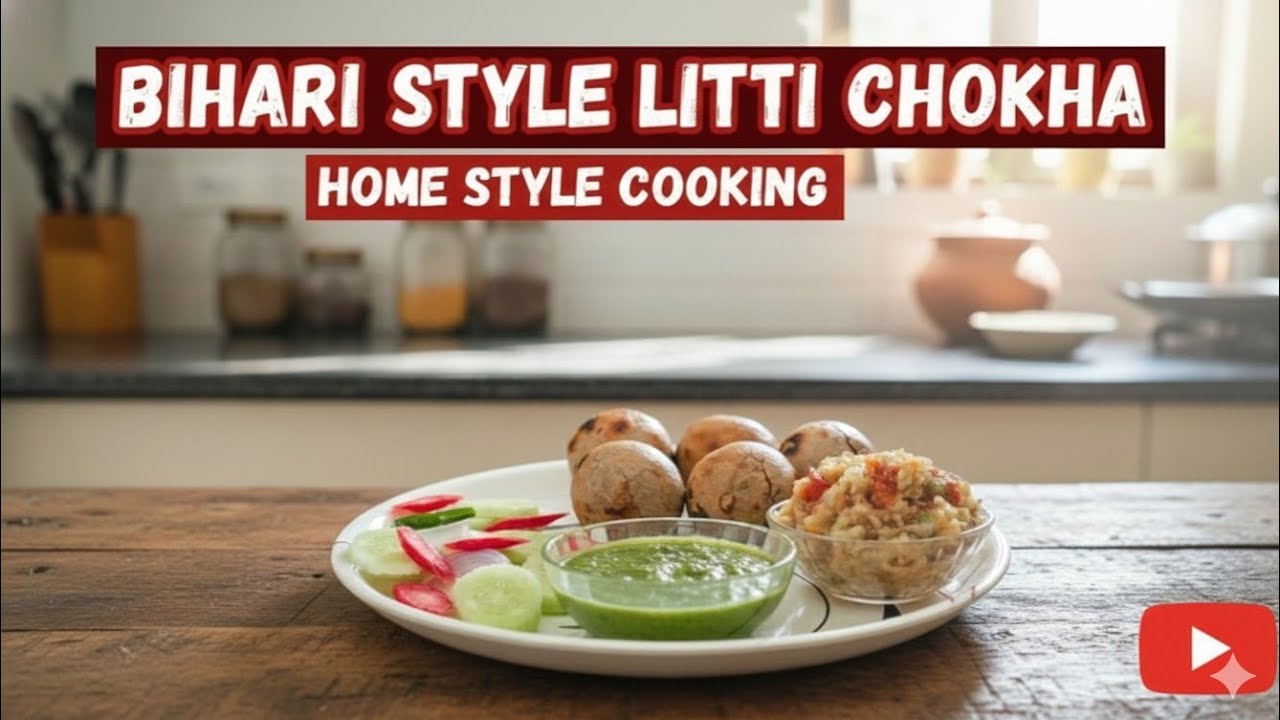 Authentic बिहारी स्टाइल लिट्टी चोखा | Step by Step Litti Chokha Recipe