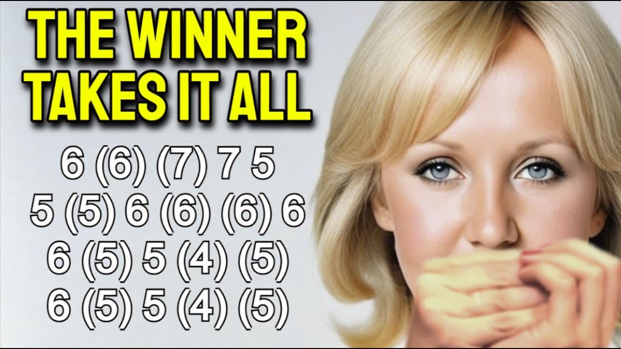 ABBA, THE WINNER TAKES IT ALL HARMONICA ( C DIATONIC ), ARMÓNICA C, TABS, BLUES HARP C, GAITA BOCA C