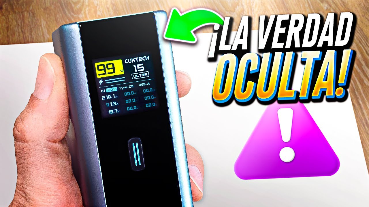 ¡No compres una POWERBANK sin saber esto! ⚡ [CUKTECH 15 ULTRA]