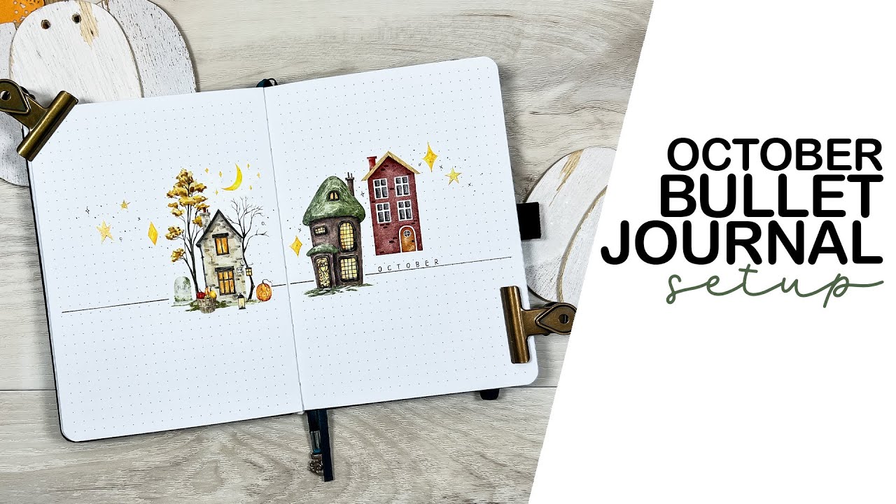 October 2024 Bullet Journal Setup | October Plan with Me | Archer & Olive B6 Journal
