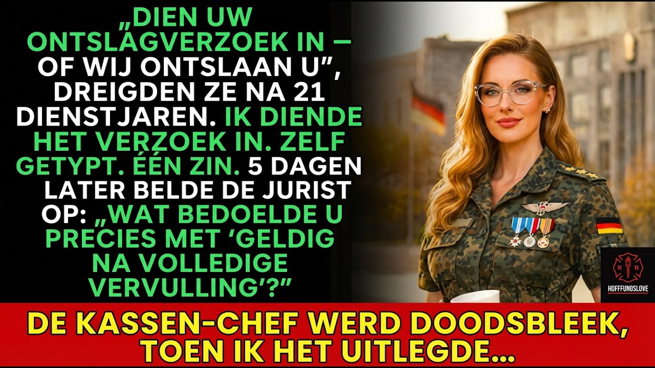 Na 21 jaar dwongen ze me ontslag te nemen – grote fout. Haar advocaat belt nonstop.