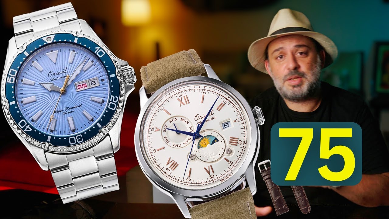 Orient 75.Yıl &Ouml;zel Seri Limited Edition Saat Koleksiyonu