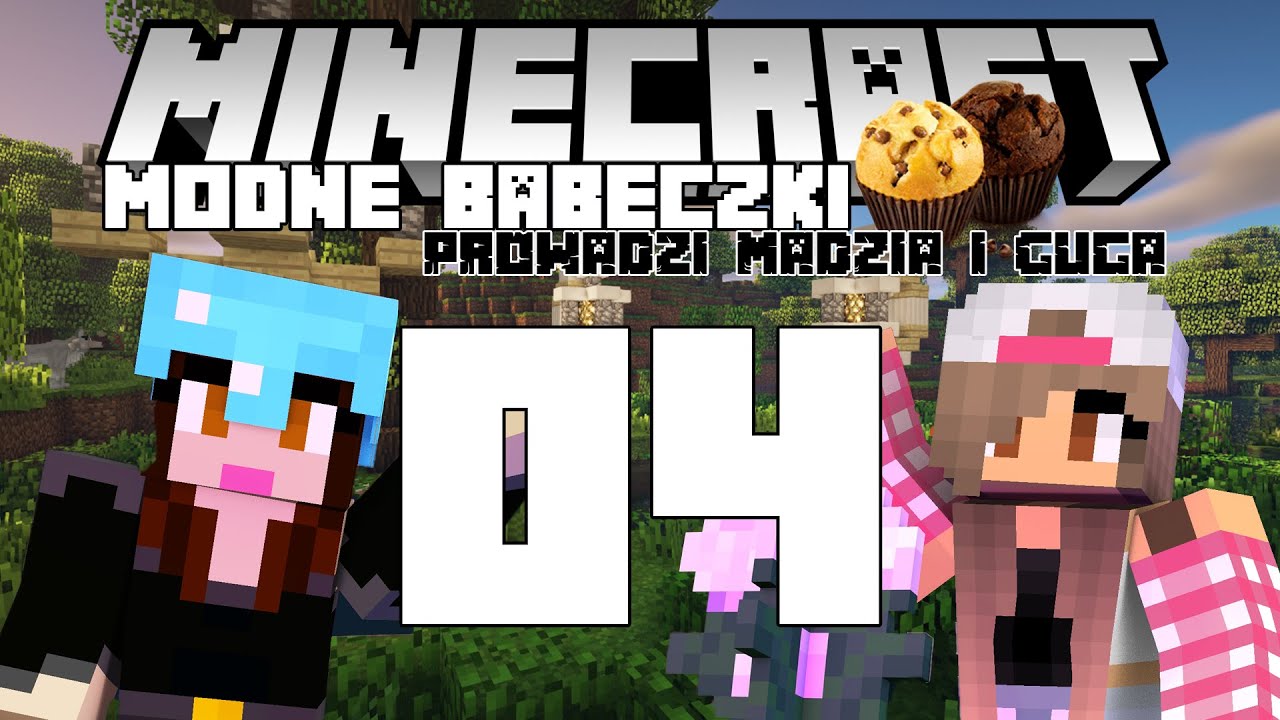 Minecraft Modne babeczki #04 - Drzwi pod naszym domem /w Guga