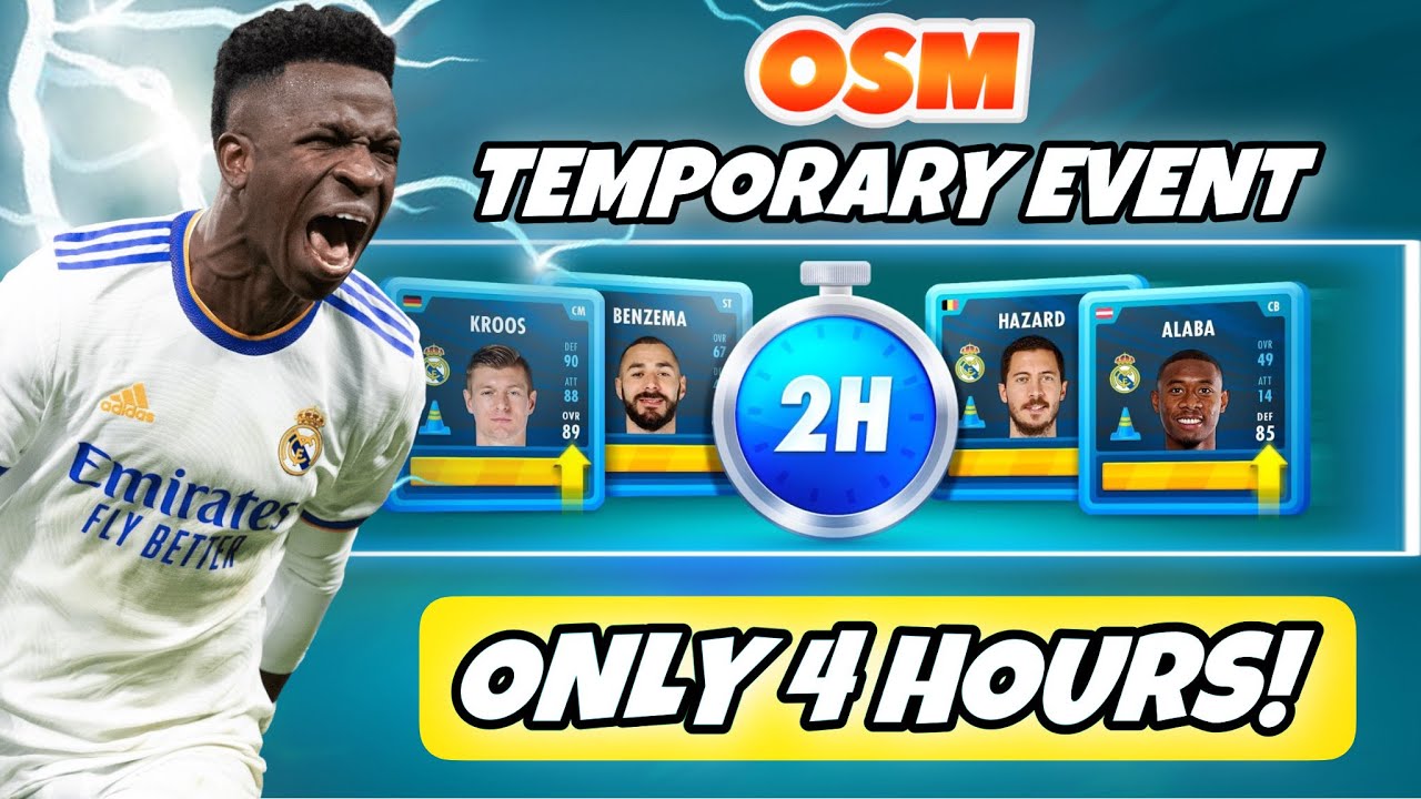 THIS WILL BE THE FIRST TEMPORARY EVENT OF 2022 IN ONLINE SOCCER MANAGER !! | SUPERFAST TRAINER !!