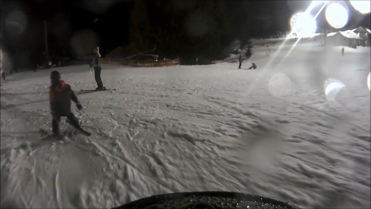 Cuising Down the Mountain - Snowboarding