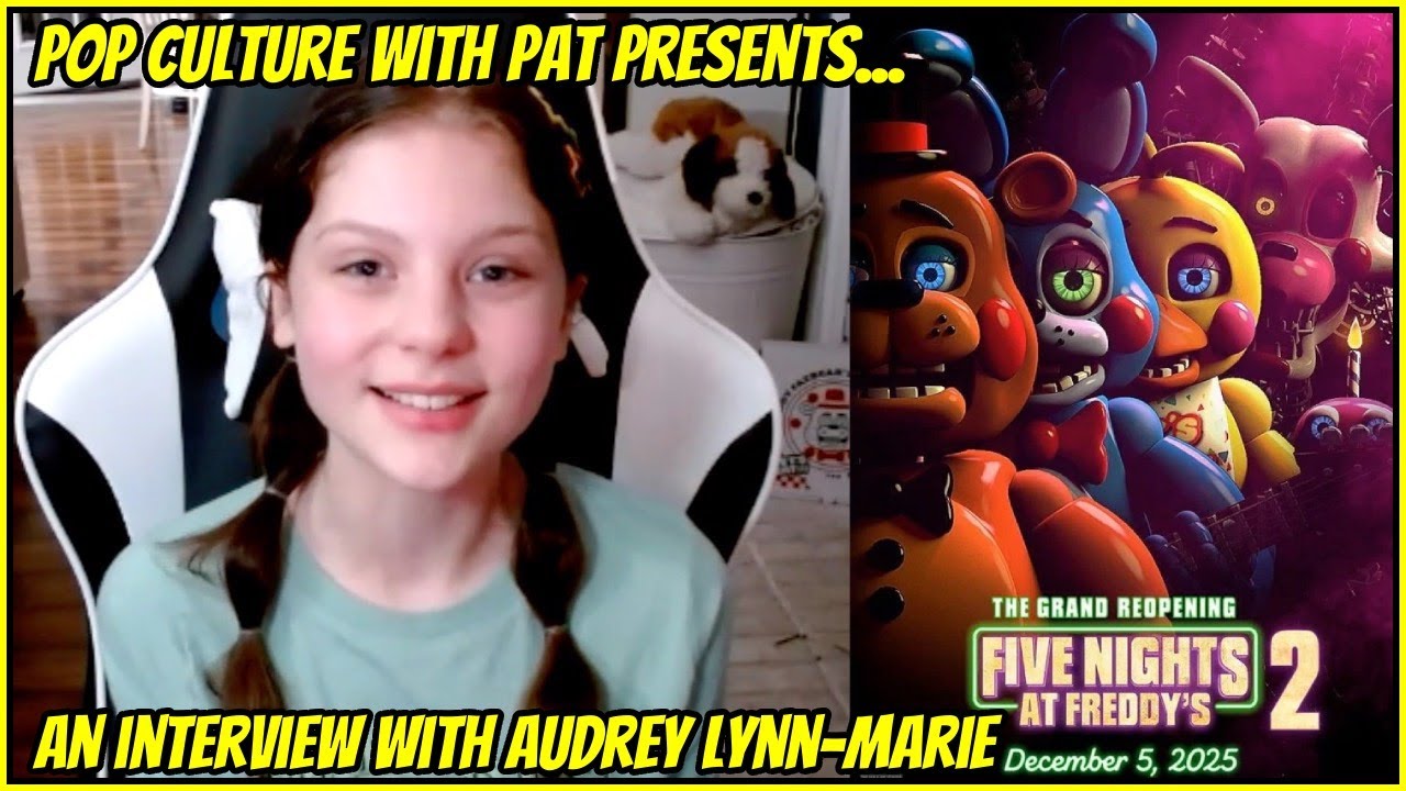 Одри Линн-Мари рассказывает о Five Nights at Freddy’s 2, о своей роли Шарлотты, Марионетки и Пайп...