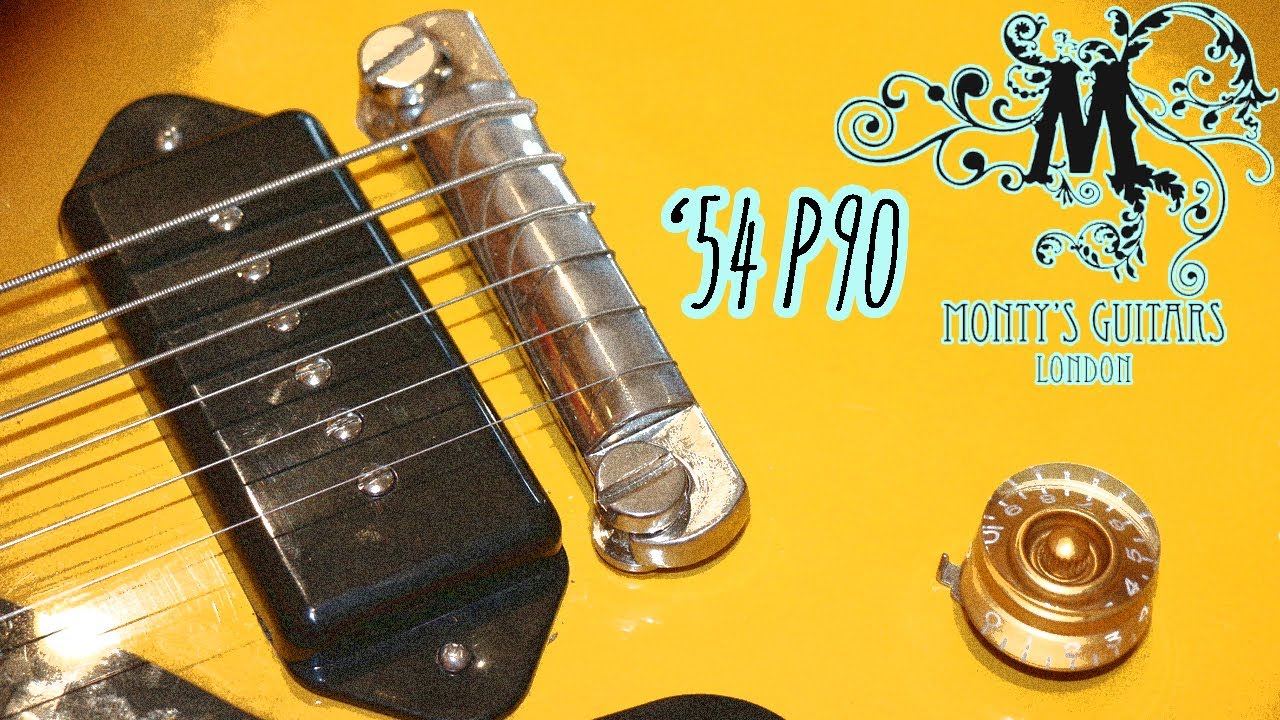 Monty's '54 P90 In A Les Paul Junior (+ Stock Gibson P'up)