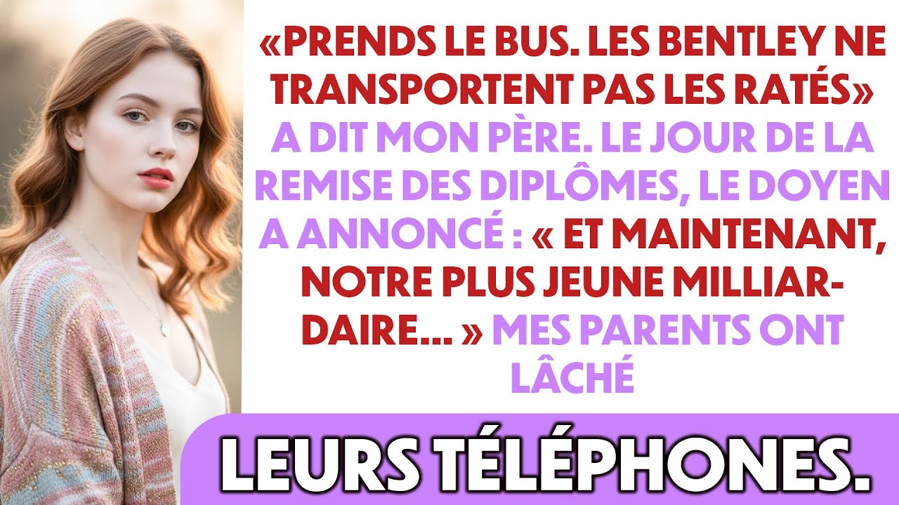 Mes parents m’ont envoyée en bus à ma remise de diplôme, tout en offrant une Bentley à ma sœur.