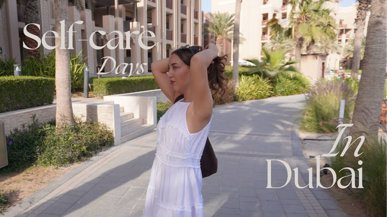 Calm beach day and hotel life in Dubai, no talking vlog 🌴