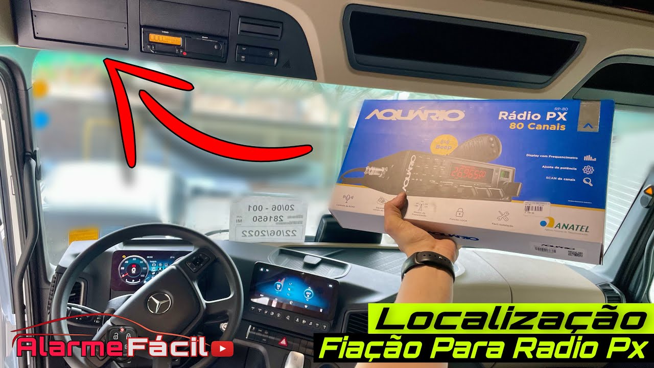 Localização Fiação Original Radio Px MB Actros #dica