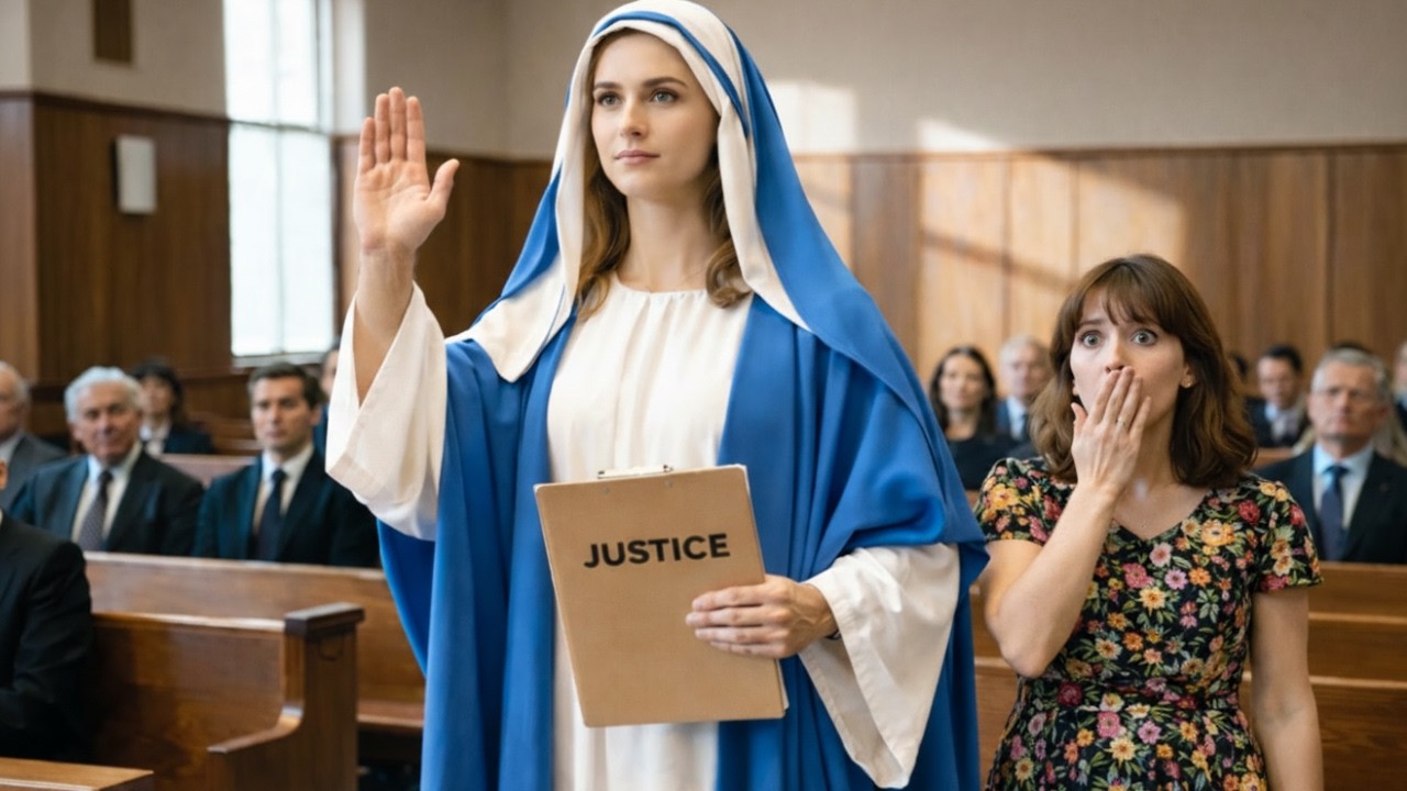 «JE SUIS L’AVOCATE DE CETTE VEUVE», A DIT LA VIERGE MARIE AU JUGE… ET QUELQUE CHOSE D’IMPOSSIBLE...