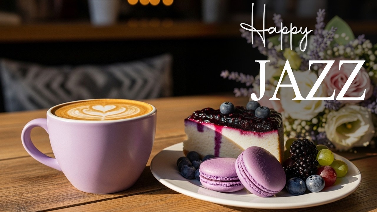 Happy Jazz Music ☕ Coffee Shop Ambiance - Elegant Bossa Nova Instrumental for Holidays