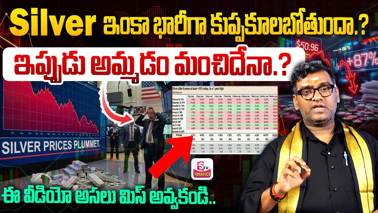 🚨BIG ALERT! - Biggest Silver Crash Coming.?| Silver Rate Today | Anil Kumar Batchu | SumanTV Vishnu