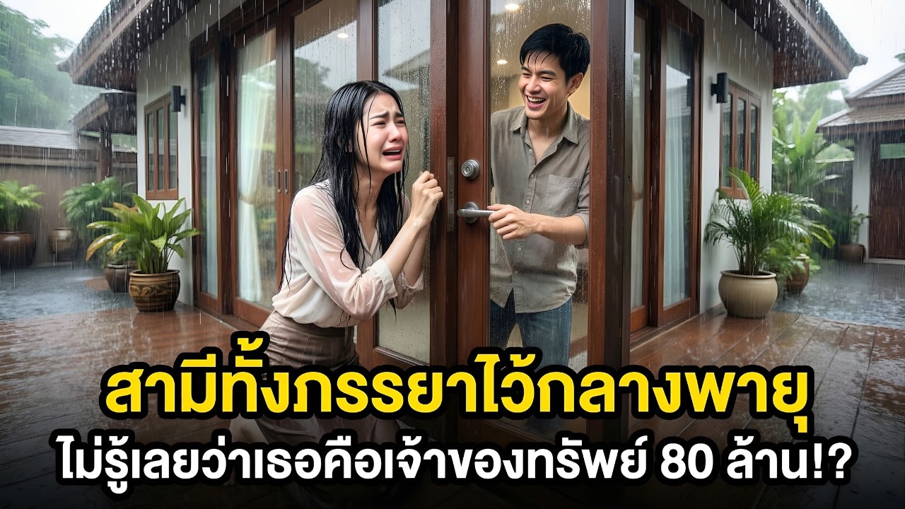 กลางพายุฝน สามีล็อกประตูทิ้งภรรยาไว้ข้างนอก—ไม่รู้ว่าเธอคือเจ้าของอาณาจักรอสังหาฯ 80 ล้านดอลลาร์!