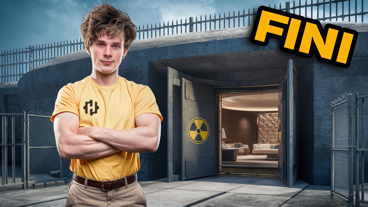 Visite de mon Bunker de luxe !