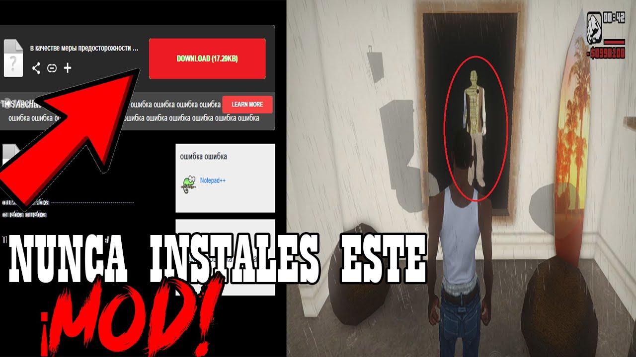 NUNCA instales ESTE MOD MALDITO o tu GTA San Andreas NUNCA VOLVERA a ser EL MISMO!