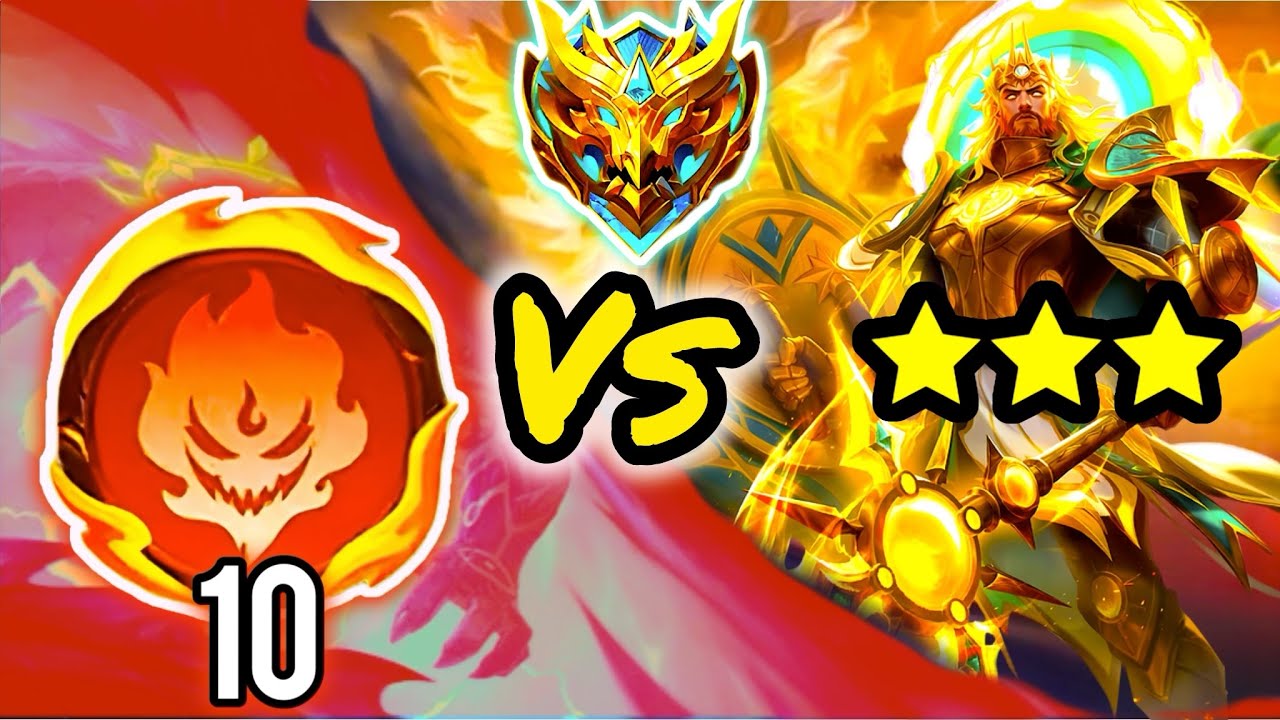 10 EMBERLORD VS 3 STAR MINSITTHAR | INTENSE RANK MATCH ON MYTHICAL HONOR | MAGIC CHESS GO GO