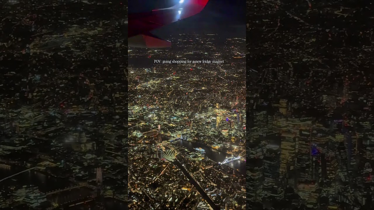 Flying In: Aerial Views + Fridge Magnet Mission ✈️🗺️