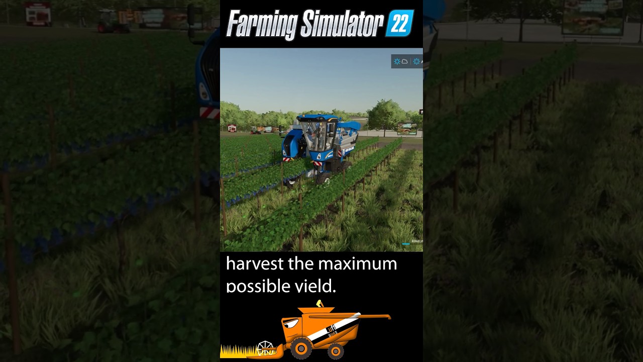 How to take care of a vineyard #farmingsimulator22 #farmingsimulator22gameplay