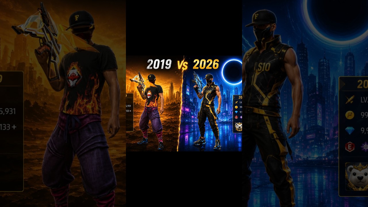 2019 vs 2026! КАКОЙ ГОД ИГРЫ ЛУЧШИЙ в ФРИ ФАЕР? #фрифаер #freefire #фф