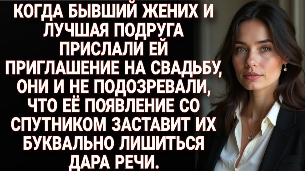 Пригласив бывшую на свою свадьбу, экс-жених и лучшая подруга оцепенели, едва увидев с кем она пришла