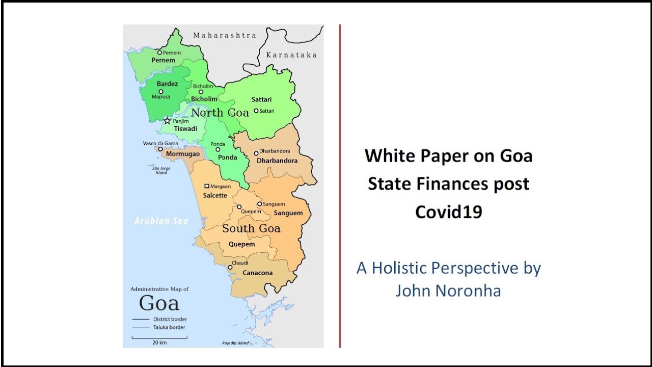 White Paper on Goa State Finances post Covid19