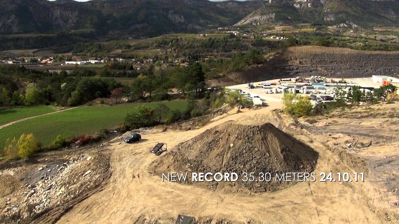WORLD RECORD - MOTO TRIAL JUMP - ARTHUR COUTARD