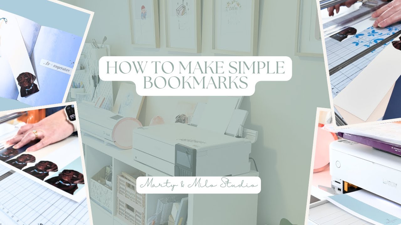 How to make simple bookmarks.