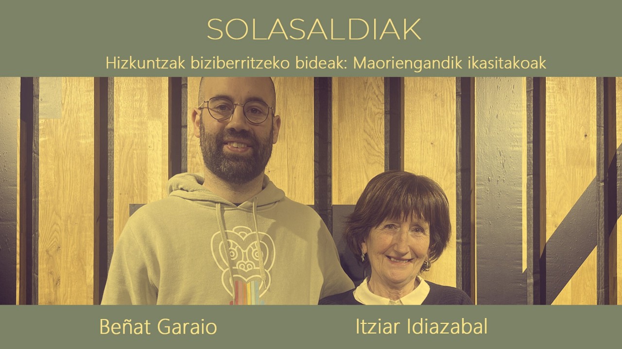 Eusko Ikaskuntzako Solasaldiak: Beñat Garaio / Itziar Idiazabal