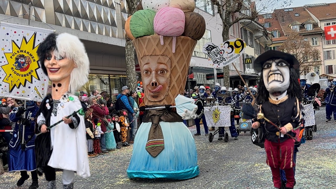 🎭 🎭 Magic in the Mountains: The Swiss Alps Carnival 🇨🇭Thun 🇨🇭Switzerland 