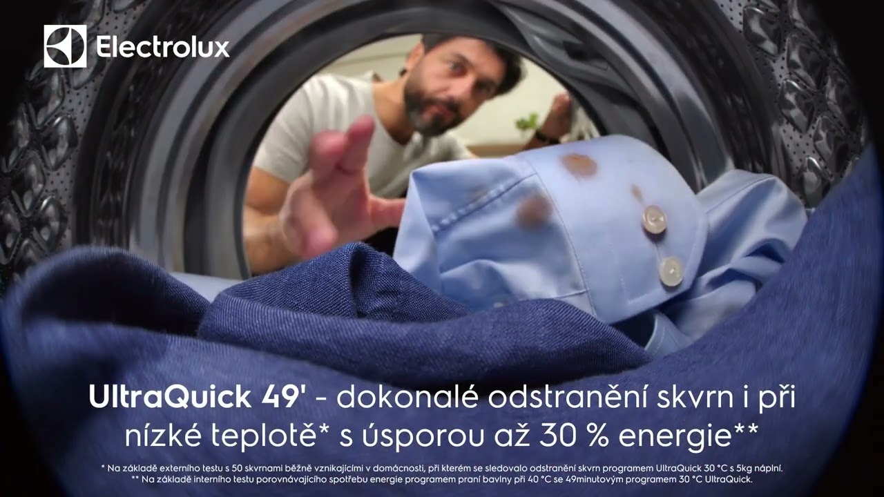 Pračka Electrolux 900 PerfectCare s technologií SmartSelect