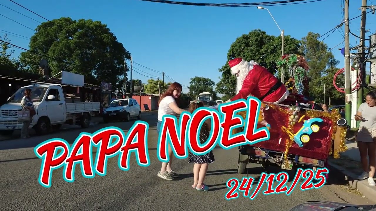 PAPA NOEL RECORRIDA CIUDAD DEL PLATA _PLAYA PASCUAL _PLAYA PASCUAL 24/12/25
