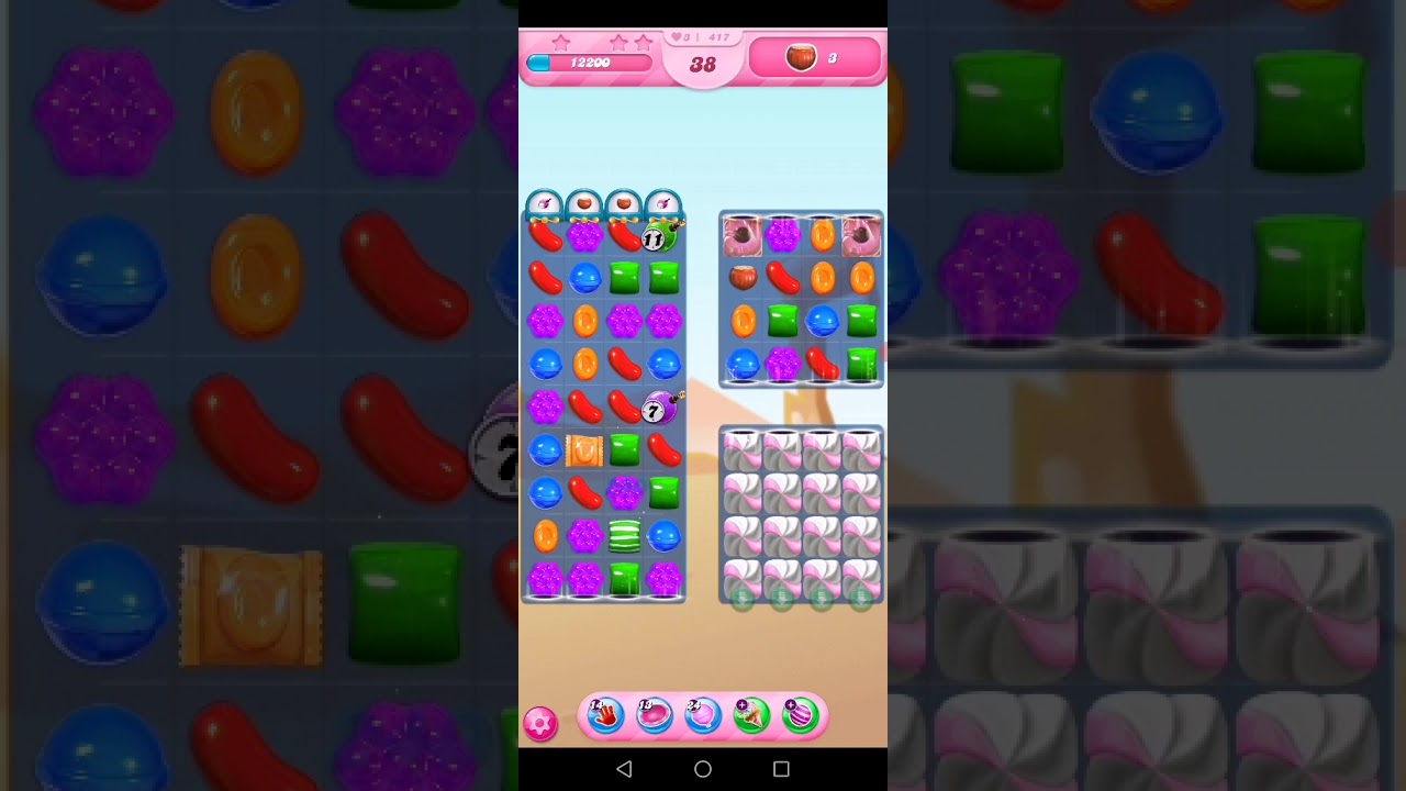 Candy Crush Saga Level 417 Walkthrough