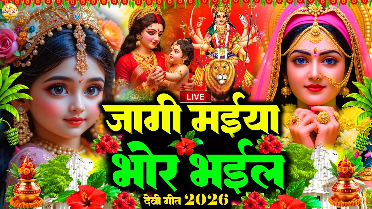 #live #न्यू देवी गीत🌺#जाग ए माई Durga Mata Bhajan 2026 | 🌺Bhojpuri devi geet | Durga puja navratri🌹🌺