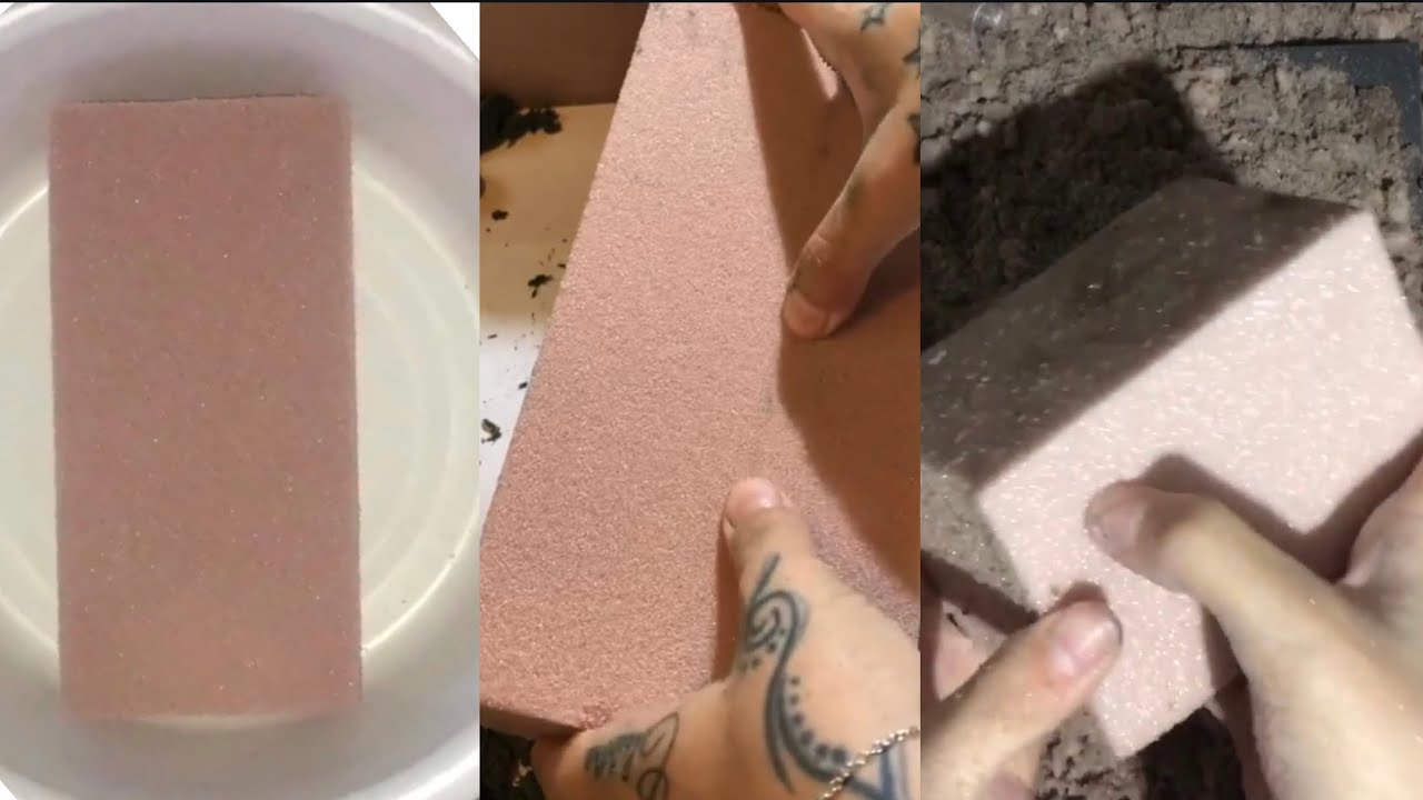 PLAIN JANE SERIES | marko crafts foam blocks crushing ASMR - (2 speeds)