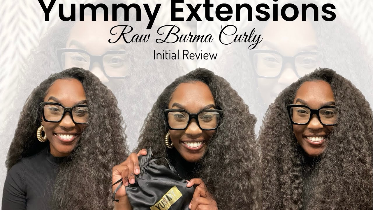 Yummy Hair Extensions| Raw Burma Curly Hair Review| Flip over Method Wig