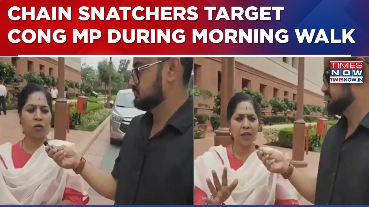 Injuries On Neck, Chain Snatched During Morning Walk, R Sudha Robbed; Delhi Not Safe...Even For MPs?