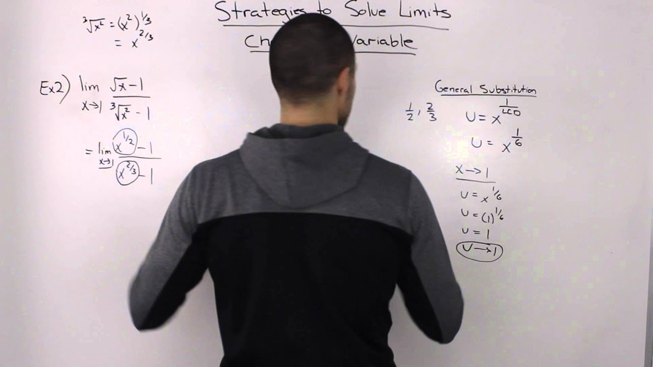 Strategies to Solve Limits - Change of Variable Example 2